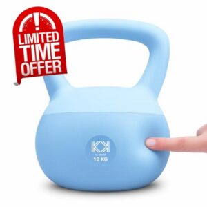 KK Soft Kettlebell Available 2kg 4kg 6kg 8kg 10kg 12kg | Neoprene Coated Home Gym Weights | Fitness