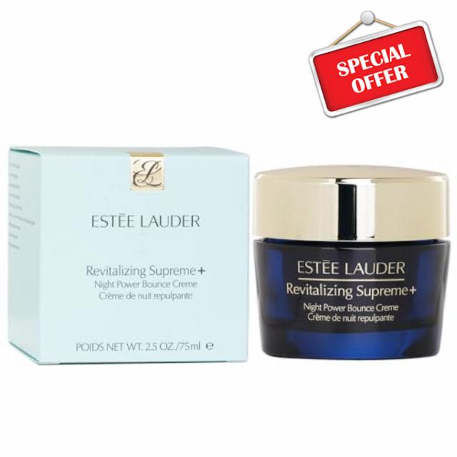 Estée Lauder Revitalising Supreme+ Night Power Bounce Cream | Face moisturiser with Peptides | Firms