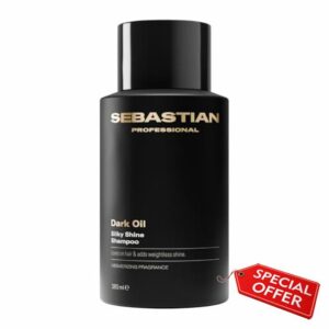 Sebastian Professional Dark Oil Silky Shine Shampoo - Revitalising Hair Shampoo - Shine for Dry & Frizzy Hai