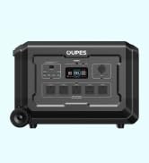 Text reads 'Mega 3', '3072kWh/3600W', 'Show Now >'. Simple product information display with blue accent.