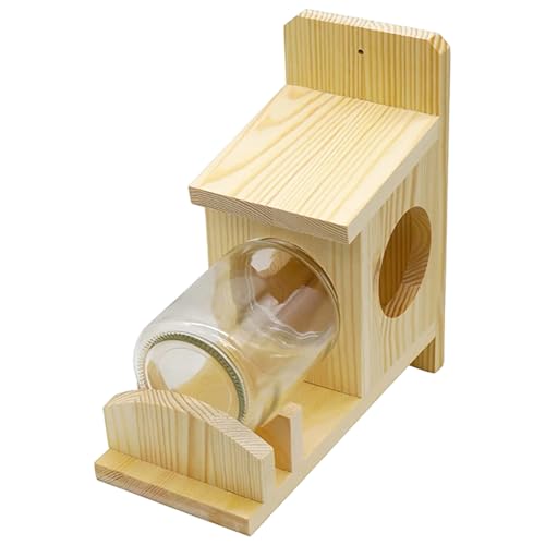 Large Carbonized Squirrel Feeder Chipmunk House