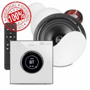 Powerline Bluetooth Ceiling Speaker System with Four 6.5" Slimline Speakers