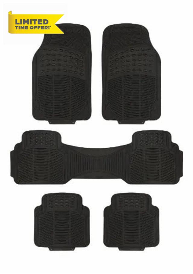 Fits TOYOTA ALPHARD 7 SEATER - 5 Piece Rubber Mats Set