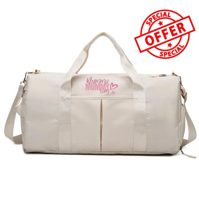 Luxury Yummy Mummy Duffel Bag for Mum Life | Spacious Travel