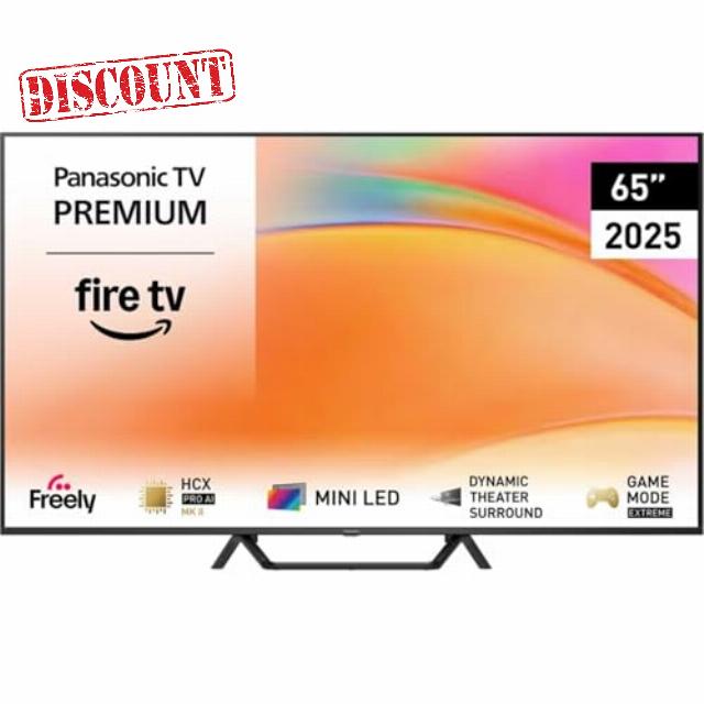 Panasonic TV65W95BEB 65 Inch 4K Ultra HD Smart TV 144Hz with Freely