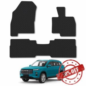 Jaecoo 7 [Plug-In-Hybrid Models] (2024+) 5mm Rubber Car Mats Compatible with Accessories Premium Durable Tailored Fit Heavy-Duty Floor Mats Set Accessory Waterproof Durable Custom Fit Water Resista