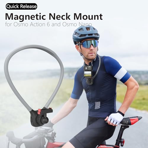 with Chest Strap Magnetic Quick Release Adapter POV Necklace Collar Body Holder Attachment for DJI Nano Osmo 6 Accessories