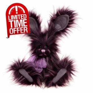Charlie Bears Beetroot | Purple Plush Bunny Rabbit Collectable Suitable for Ages 3 Years and Up