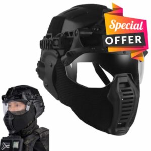 Adjustable Full Face Training Helmet for Airsoft
