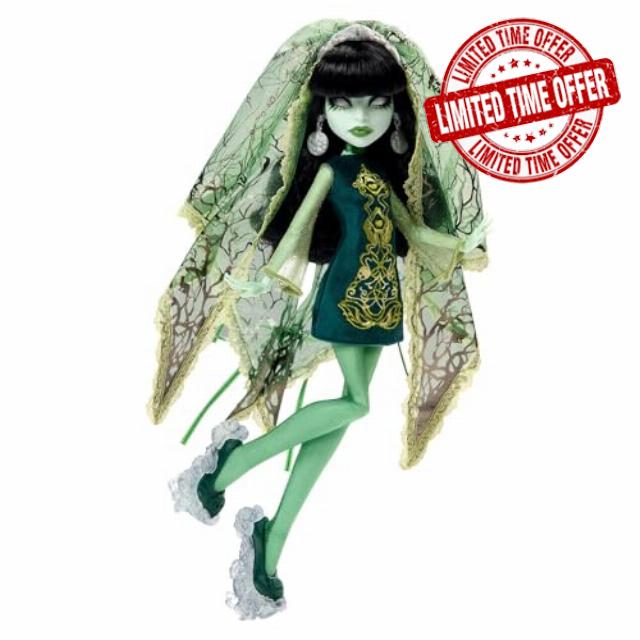 Monster High Skullector Scarah Screams Fang Club Doll 60s Style Collectible