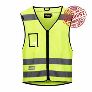 Snickers Workwear Men;Women Arbeitsweste High-Vis Vest Class 2 Size L/XL in orange