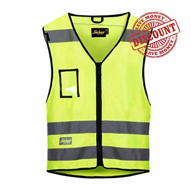 Snickers Workwear Men;Women Arbeitsweste High-Vis Vest Class 2 Size L/XL in orange