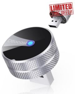 OTTOCAST MINI Tube 2026 Wireless CarPlay & Android Auto Adapter