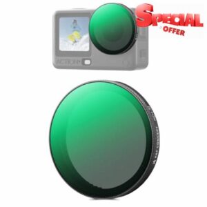 K&F CONCEPT Snap-on Variable ND4-32 Filter Compatible with DJI Action 6