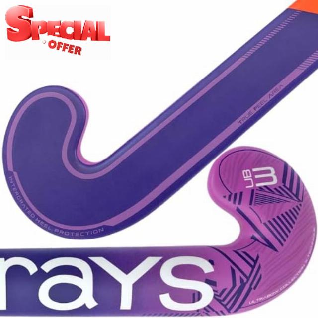 Longstreth Grays UB 3-25 Carbon Quotient Field Hockey Stick – Controlbow Profile for Beginners & Youth – Ideal for Outdoor Play