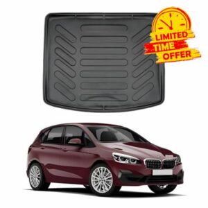 Heavy-Duty Rubber Boot Liner Mat for BMW 2 Series Active Tourer 2014–2021 – Waterproof Non-Slip Vehicle Boot Mat with Raised Edges – Compatible with BMW 2 Series Active Tourer 2014–2021