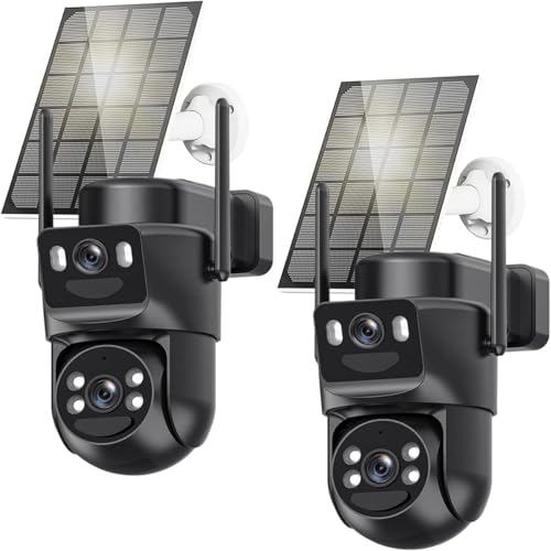 5GHz/2.4GHz WiFi 360° PTZ Security Camera for Home with Dual Lens