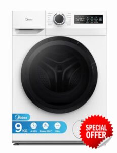 Midea Freestanding 9 KG Front Load Washing Machine Slim