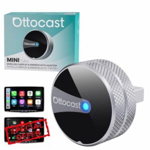 Ottocast Mini Tube 2026 Version Wireless CarPlay & Android Auto Adapter