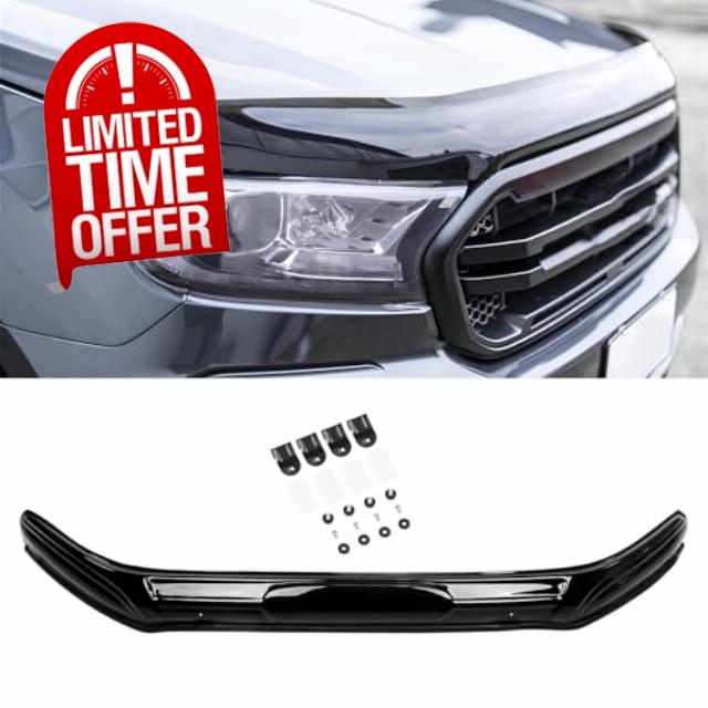 Bonnet Wind Stone Deflector Protector For Ford Ranger 2016-2023