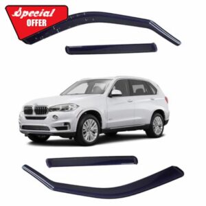 In-Channel Window Deflector for BMW X5 MK3 F15/X5 M F85 5 Door SUV 2013-2018 Wind Visors Sun Rain Guard Vent Weather Shields