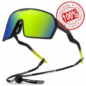 Polarised Sports Cycling Glasses: UV400 Protection Sunglasses TR90 Frame for Men Women Running Fishing Driving