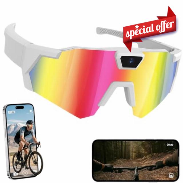 4K POV Baseball Glasses with Camera