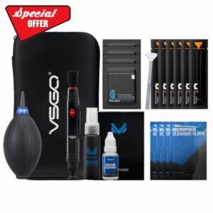 VSGO All-in-One Camera Cleaning Kit for Full Frame Sensor Cameras (24mm) Compatible with Canon