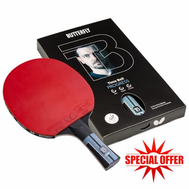 Butterfly Timo Boll Progress Table Tennis Bat – NEW Medium-Fast 5-Ply Blade | High Control & Spin Ping Pong Bat | Perfect for Training | Ambitious Beginners & Developing Players