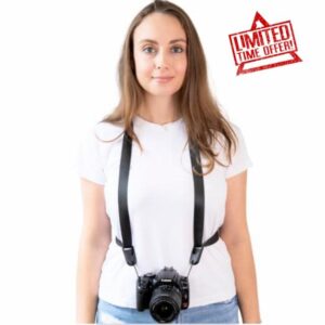 Camstrap - Ultra-light and adjustable hands-free camera and binoculars