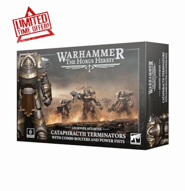 Games Workshop - Warhammer - Horus Heresy - Legiones Astartes: Cataphractii Terminators with Combi Bolters and Power Fists