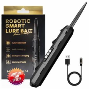 Robotic Smart Lure Bait Fishing Electric Lures USB Rechargeable Wobbler Swimbait Fishing Tackle Lifelike Action for Bass