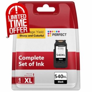 PG-540XL Black Ink Cartridge (High Yield) – Compatible with Canon Pixma TS5150