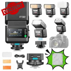 Godox iT32 TTL Mini Camera Flash with X5O Trigger for Olympus Panasonic