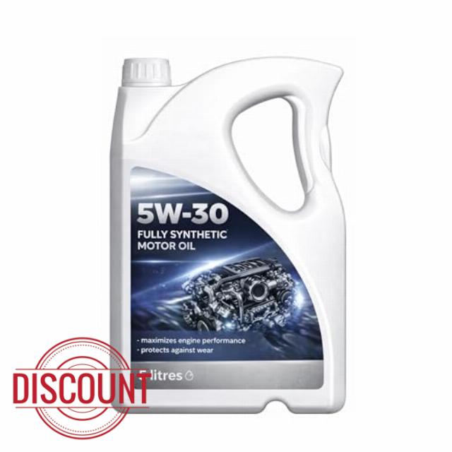 5W-30 Fully Synthetic Engine Oil - 5 Litre - High Performance Petrol & Diesel Motor Oil