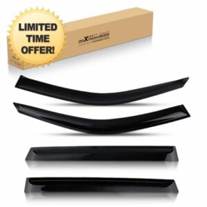 maXpeedingrods Auto Wind Deflectors Visors Rain Shields Kit for BMW X5 F15 2013-2018