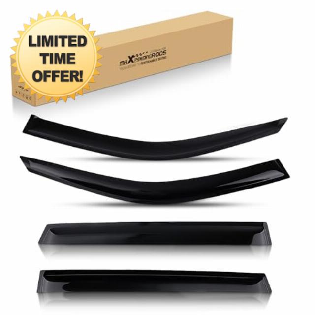 maXpeedingrods Auto Wind Deflectors Visors Rain Shields Kit for BMW X5 F15 2013-2018