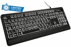 Large Print Backlit Keyboard