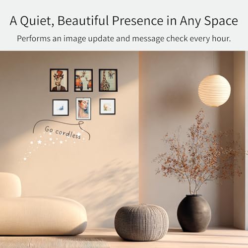 Perfect for Home Decor | Japan-Engineered E-Paper display | Matter certified | Ultra-Low Powe