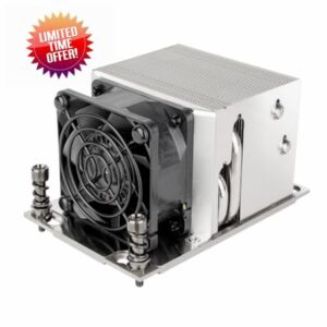 SilverStone Technology XE02-SP3S 2U Small Form Factor Server/Workstation CPU Cooler for SP6 / SP3 / TR4 sockets