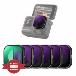 K&F Concept 6-Pack of Enhanced ND PL Filters Compatible with Insta360 Ace Pro 2