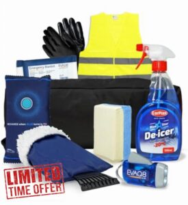 EVAQ8 Advanced Car Winter Kit – Car Plan De-icer Spray