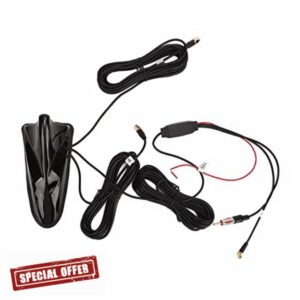 12V Shark Fin Antenna GPS DAB FM WIFI High Sensitivity 5m Cable Length Universal Radio Aerial Antenna