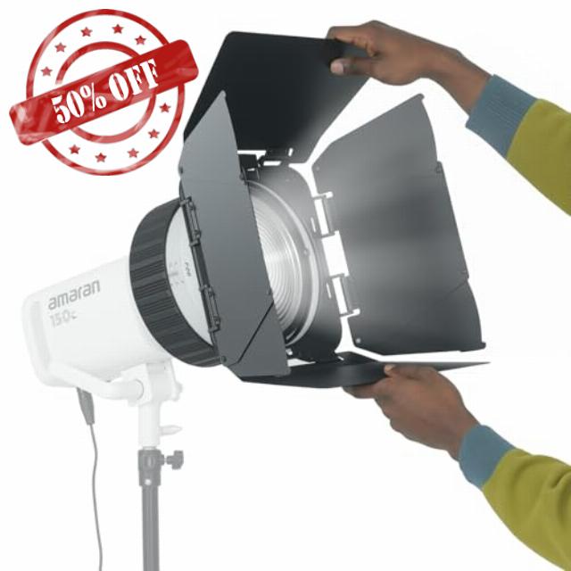 10X Bowens Mount Fresnel Lens with Removable Barn Doors