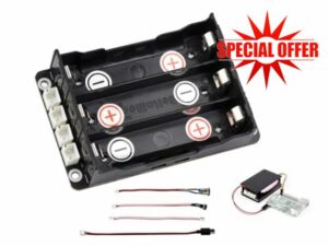 Uninterruptible power supply UPS module compatible with Raspberry Pi 5/4B/3B+/3B/2B