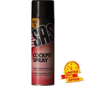SAS Cockpit Spray 500ml SAS15 Pack of 6