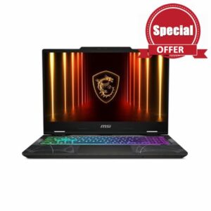 MSI Cyborg 15 Gaming Laptop| Intel Core™ 7 240H | NVIDIA GeForce RTX 5060 | 15.6'' FHD 144Hz Screen |16GB DDR5 RAM | 1TB SSD | Windows 11 Home | Translucent Black