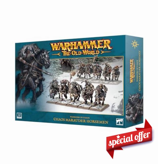 Games Workshop - Warhammer - The Old World - Warriors of Chaos: Chaos Marauders Horseme