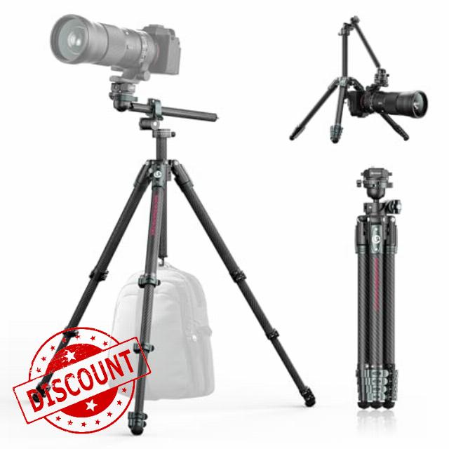 ULANZI JJ05 184 CM Carbon Fiber Camera Tripod