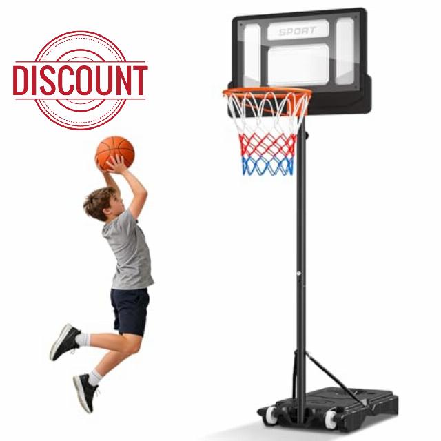 Basketball Hoop For Kids 150-205cm Height Adjustable